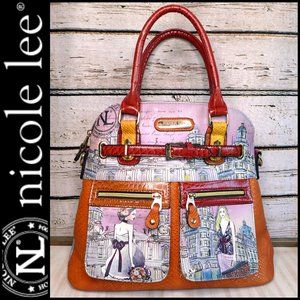 Nicole Lee Clock Tower Suzy Purse 👜 Discontinued Print